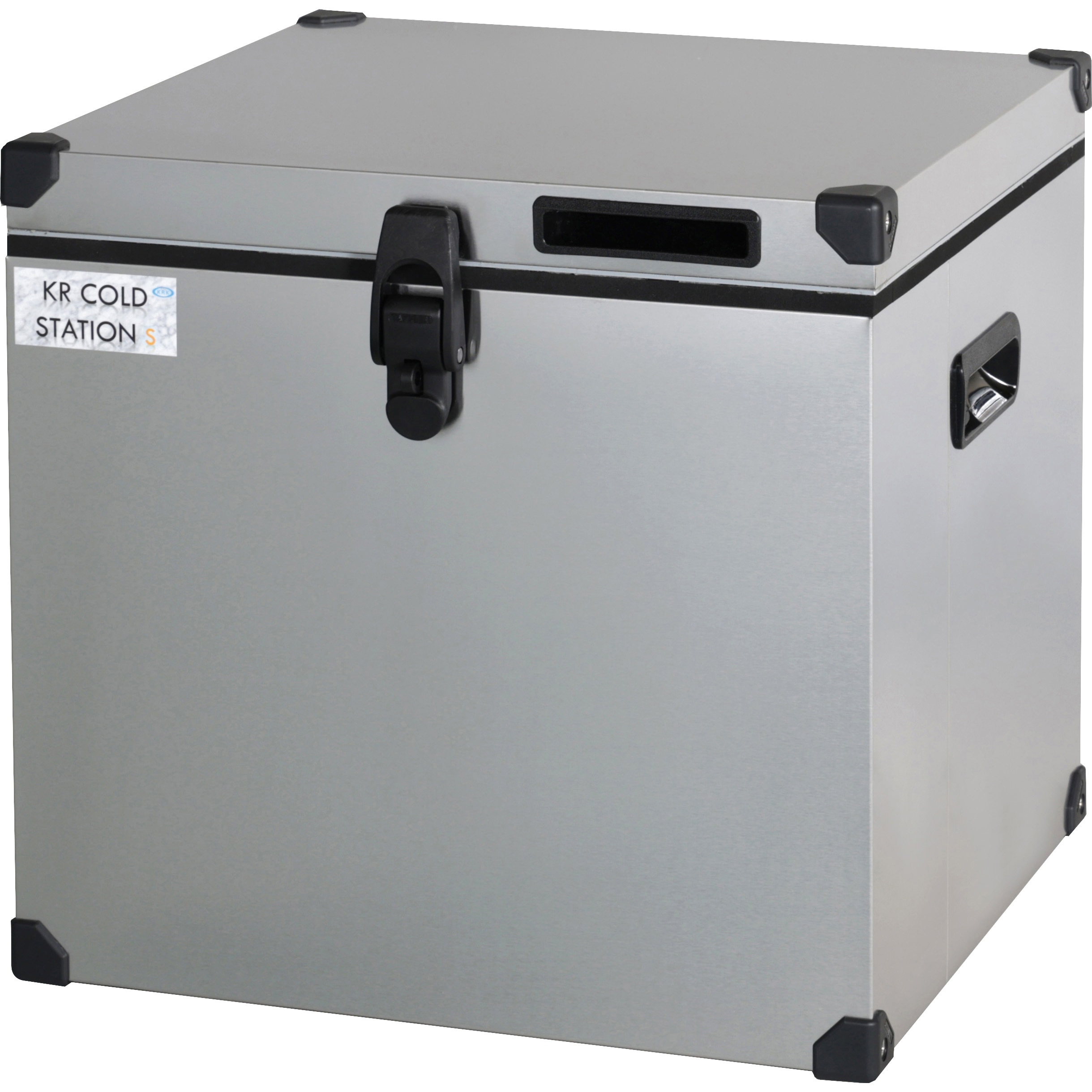 ●ω関東冷熱工業 【KRCS-S30S1】KR COLD STATION S 高性能小型保冷・保温庫(クーラーボックス・ハードタイプ) ステンレスタイプ 30L KRCS-S30S1 KR COLD STATION S(高性能小型保冷・保温庫/ハードタイプ