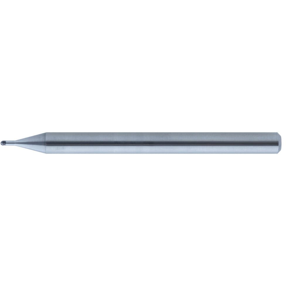 SSPB320 R0.3X0.75 CBN3枚刃ロングネックボールエンドミル NS(日進工具) ノンコート 外径0.6mmシャンク径4mm