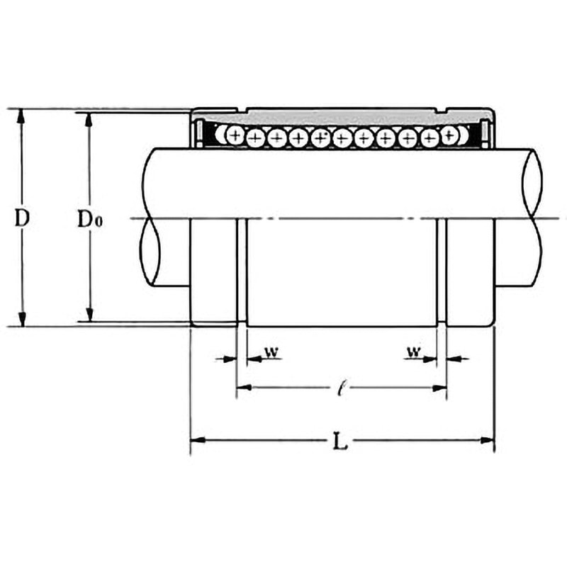 だいページ オザック リニアベアリングLEシリーズ MLD16UU リニアベア