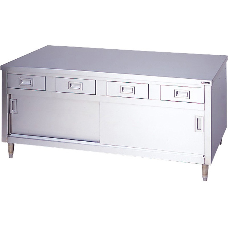 BHD-189W 調理台 両面引出引戸付 マルゼン 間口1800mm奥行900mm  BHD-189W