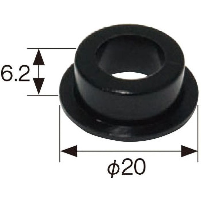すぎＴhvnf B1512 ブッシュ ヤナセ(柳瀬) 寸法15.88→12.7mm B1512 - 【通販