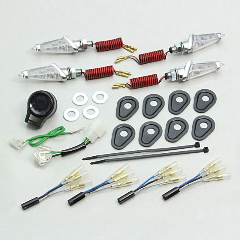 HA5228MC LEDダガーウインカーKit ハリケーン クリア   HA5228MC