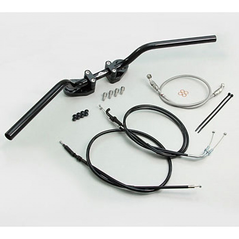 HBK682BS ヨーロピアン1型 バーハンドルkit ハリケーン ブラック色   HBK682BS 24,416円