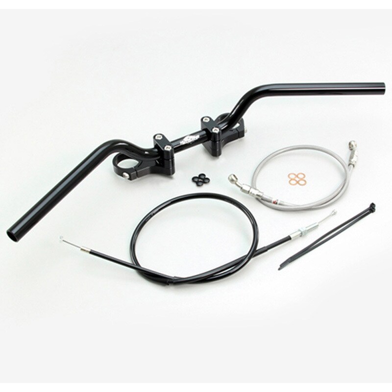 HBK684BS BMコンチ2型 バーハンドルkit ハリケーン ブラック色