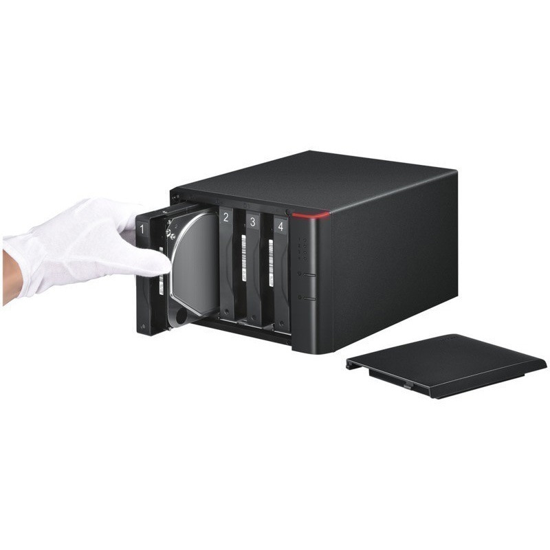 BUFFALO RAID5対応 USB3.0用 外付けハードディスク 4ドライブモデルHD