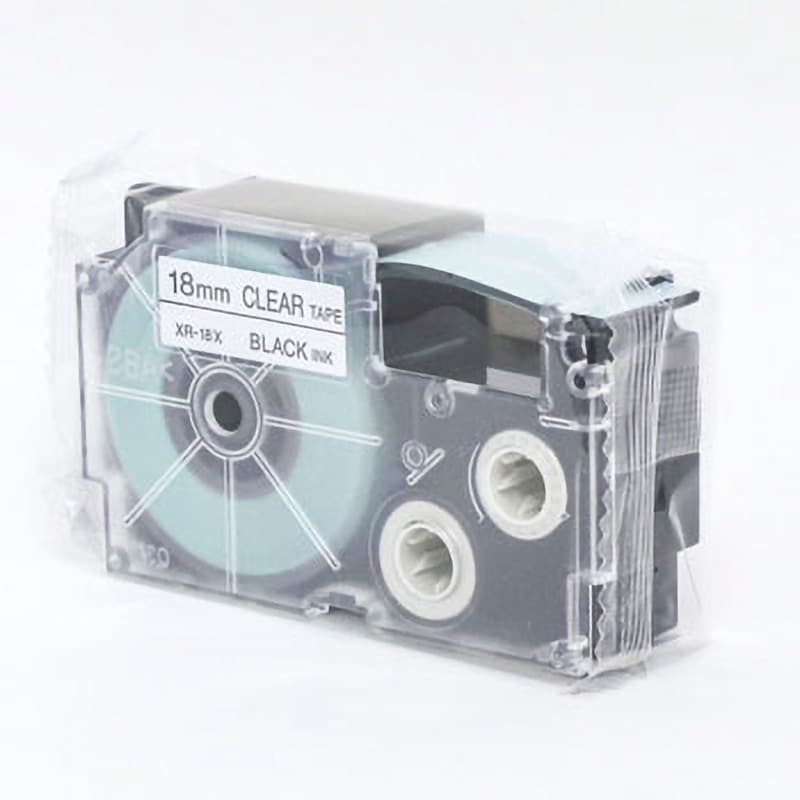 XR-18X-5P-E ネームランド 透明に黒文字テープ 1箱(5本) カシオ計算機 【通販サイトMonotaRO】