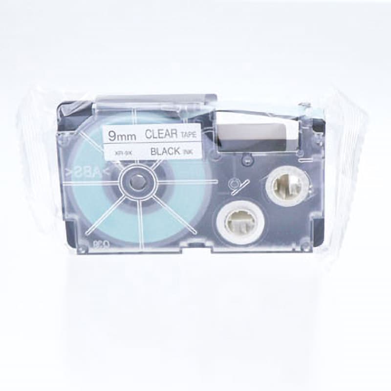 XR-9X-5P-E ネームランド 透明に黒文字テープ 1箱(5本) カシオ計算機 