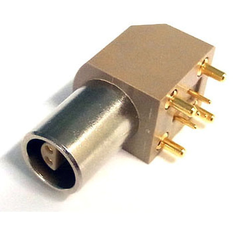 EPL.1S.304.HLN プッシュプル・超小型・丸型 プリント基板用エルボソケット Sシリーズ LEMO アングル メス 極数4