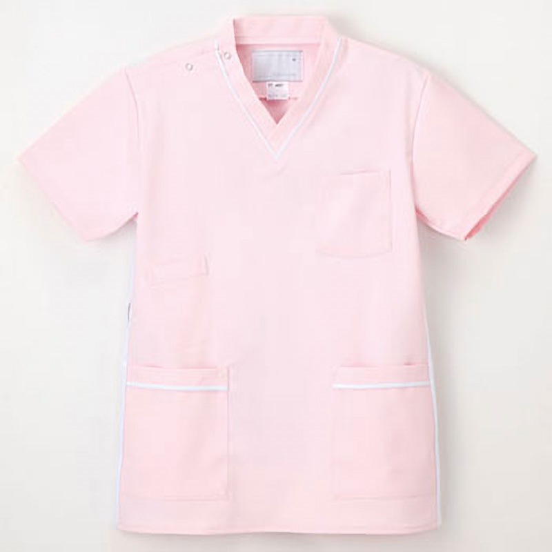 FT-4497 男女兼用スクラブ FT-4497 ナガイレーベン ピンク色 サイズS