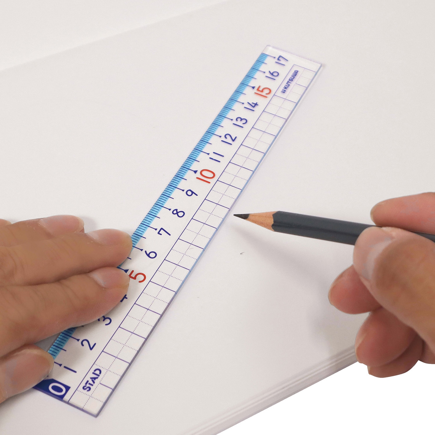 HS17A 算数定規 クツワ 測定範囲17cm - 【通販モノタロウ】