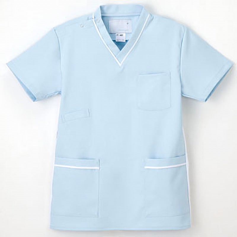 FT-4497 男女兼用スクラブ FT-4497 ナガイレーベン ブルー色 サイズBL