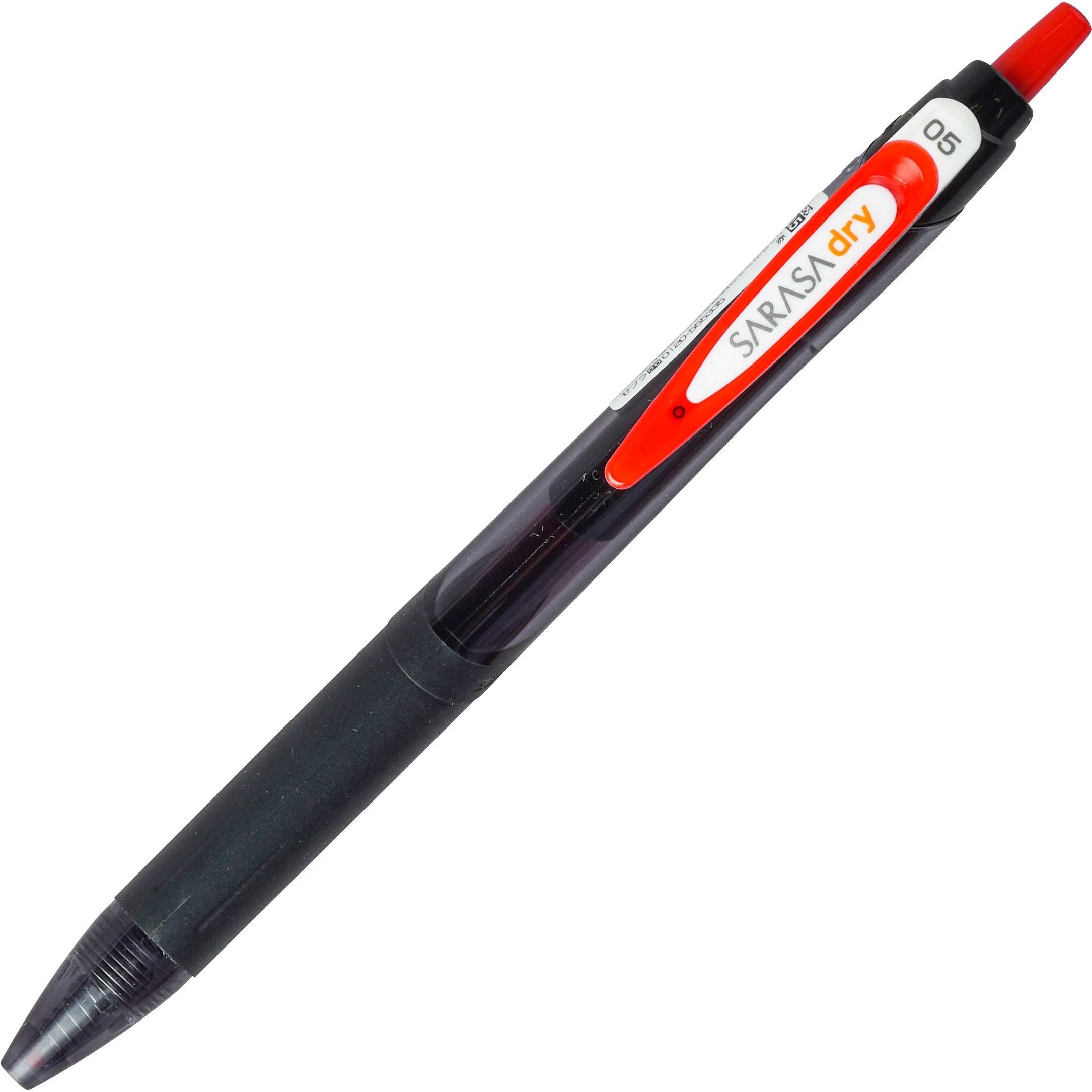 JJ31-R ジェルボールペン サラサドライ ゼブラ 水性染料 入数1本 赤
