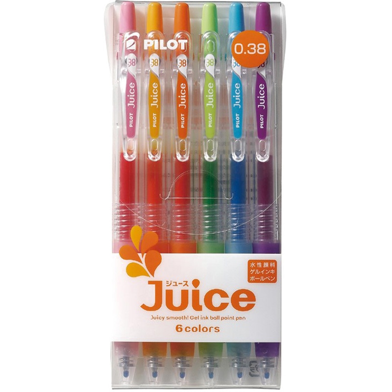 ゲルインキボールペン Juice(ジュース) 6色セット パイロット