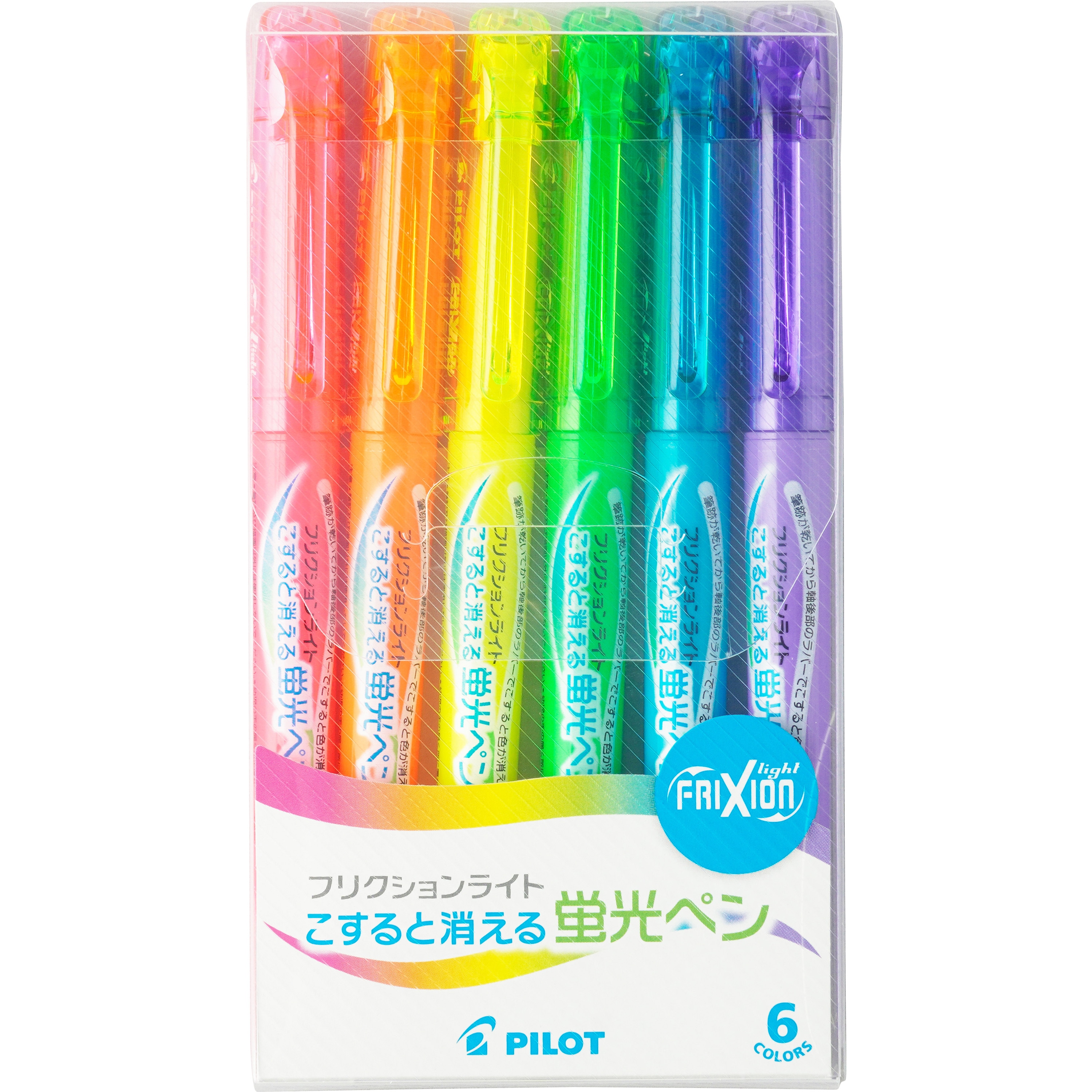 PILOT FRIXION LIGHT 6色セット Amazon.com : Pilot Frixion Light, 6 Natural Color Set (SFL
