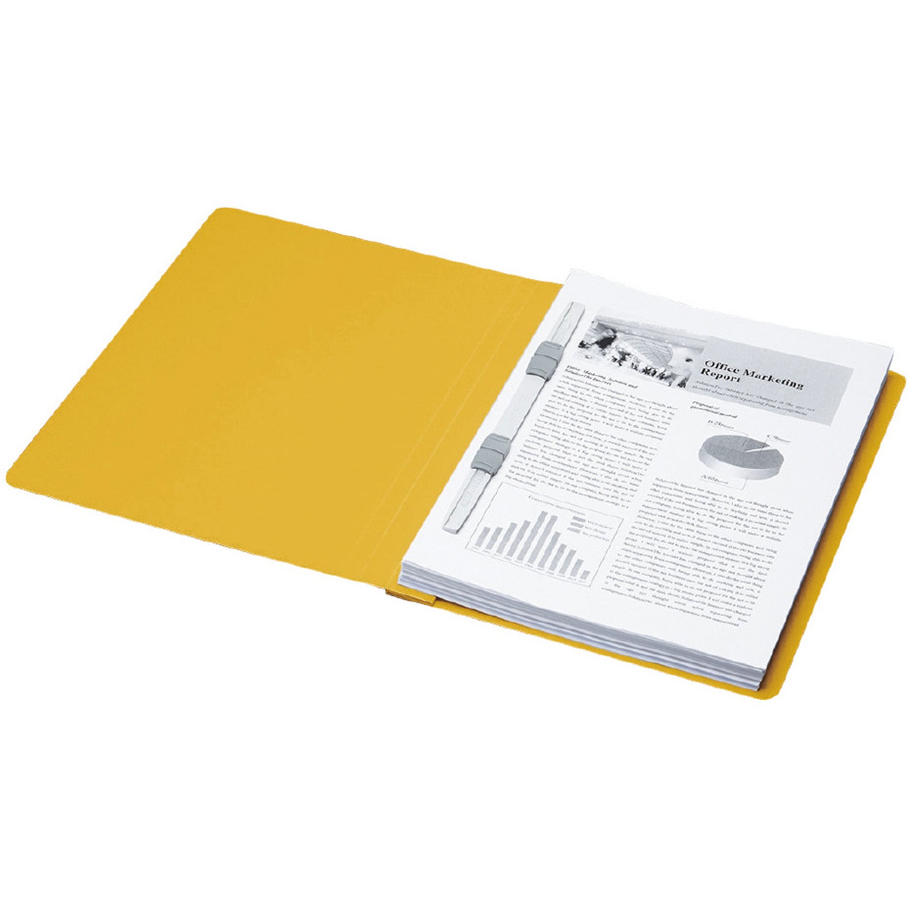 フ-H11YR フラットファイルPP 樹脂製とじ具 コクヨ 2穴 オレンジ色