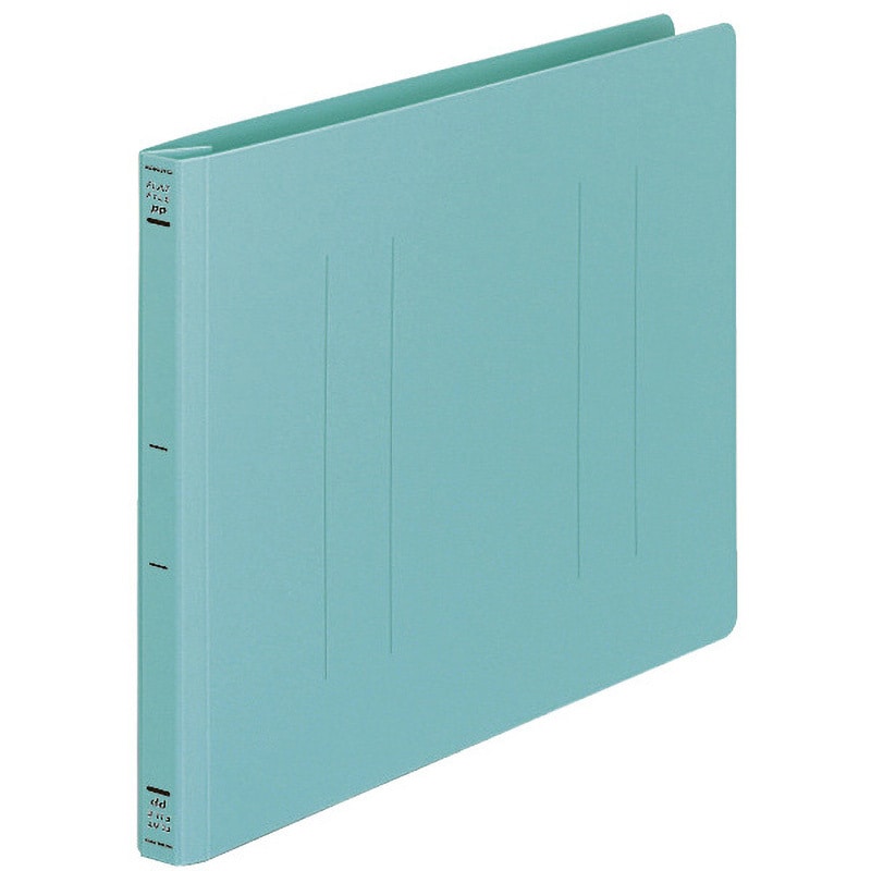 フ-H15G フラットファイルPP 樹脂製とじ具 コクヨ 2穴 緑色 ヨコ型 A4