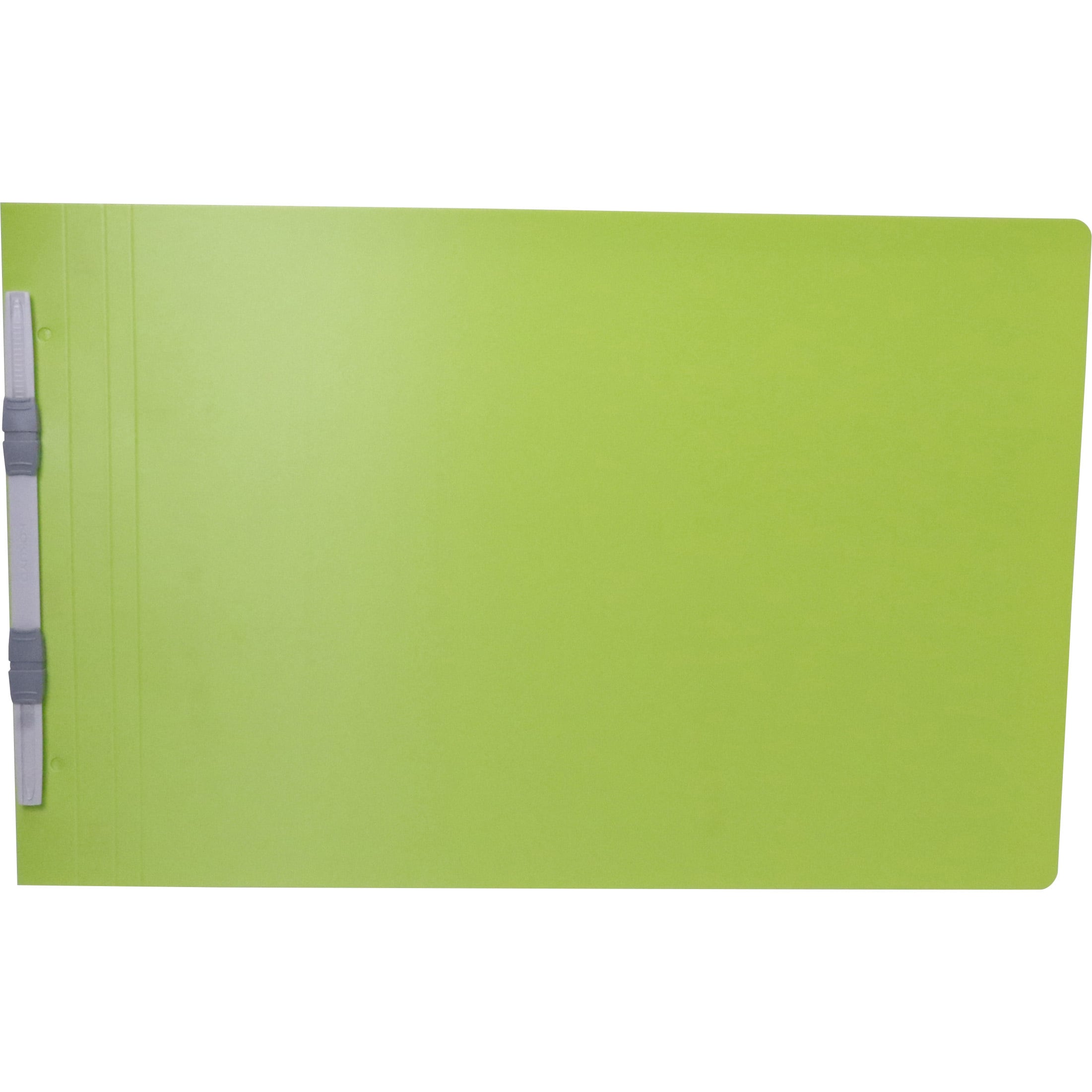 フ-H19YG フラットファイルPP 樹脂製とじ具 コクヨ 2穴 黄緑色