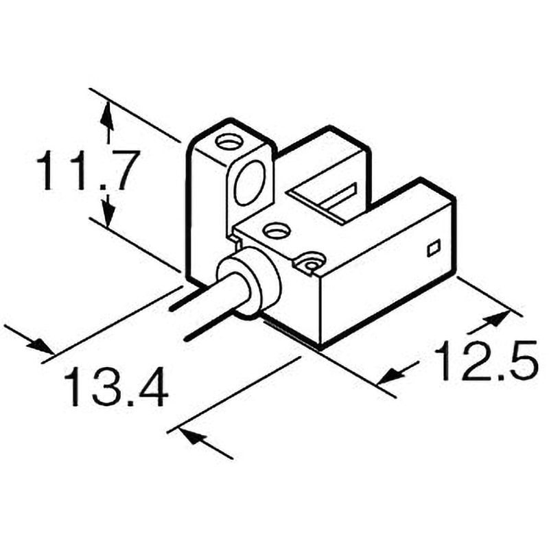 PM-F25 アンプ内蔵・コの字型マイクロフォトセンサ[超小型 PM-F25 アンプ内蔵・コの字型マイクロフォトセンサ[超小型