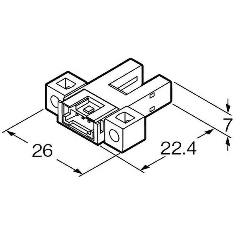 PM-K65-P アンプ内蔵・コの字型マイクロフォトセンサ[小型 PM-K65-P アンプ内蔵・コの字型マイクロフォトセンサ[小型