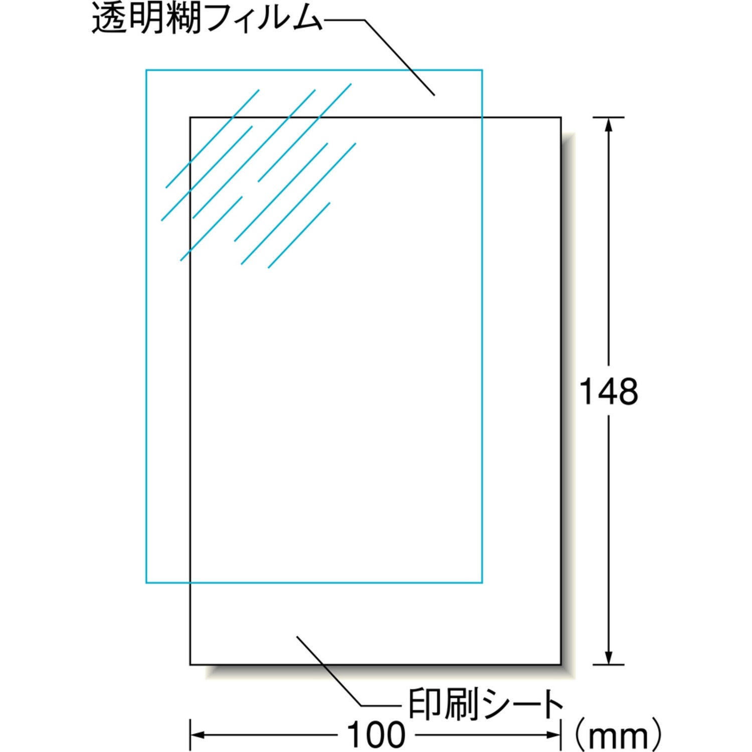 52113 転写シール エーワン[ラベル] はがきサイズ 1冊(9セット) 【通販