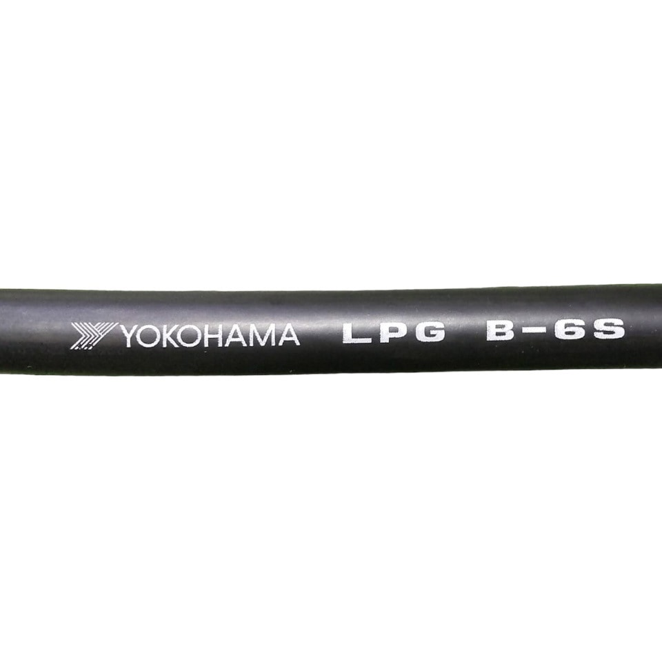 LPG B-6Sx20M LPGホース B-6S YOKOHAMA(横浜ゴム) 最高使用圧力2.12MPa 内径6.3(±0.4)mm外径15.5(±0.5)mm長さ20m