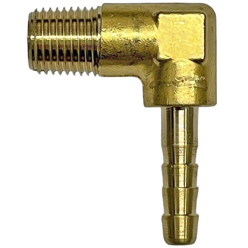 BSL-4 真鍮L型ホース口(アングル型ホースニップル) 志村発條製作所