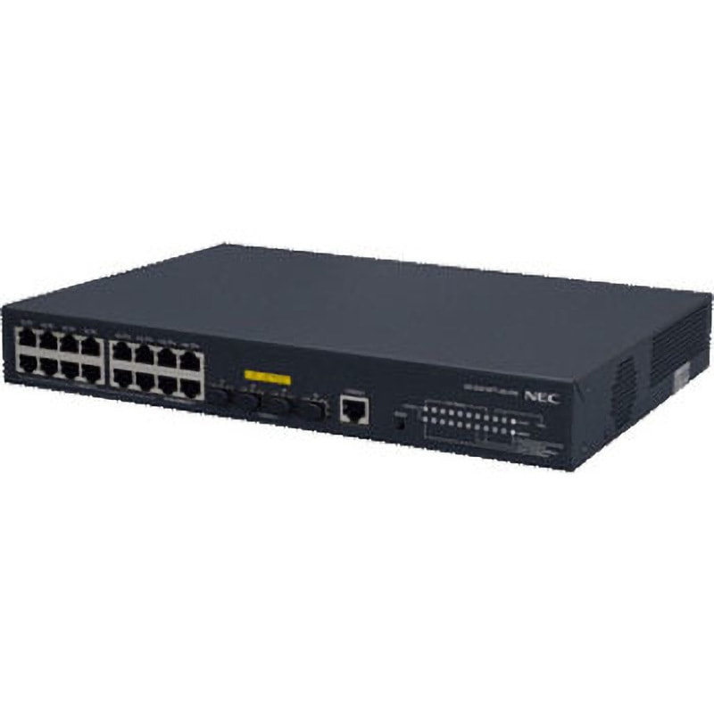 B02014-03406 QX-S3416FT-4G-PW 100Mx12p 1Gx4p SFPx4p レイヤ2インテリジェントPoEスイッチ 1台 NEC 【通販モノタロウ】