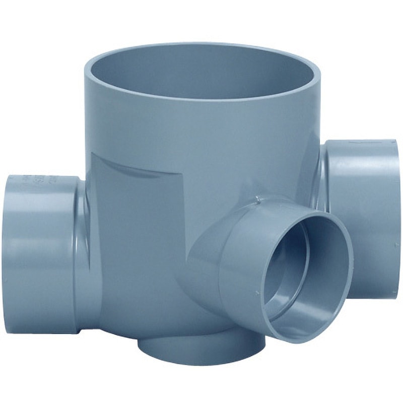 SD 45YS(右) 3cm段差付45°合流 Aron(アロン化成) 勾配1.5/100 本管口径150mm