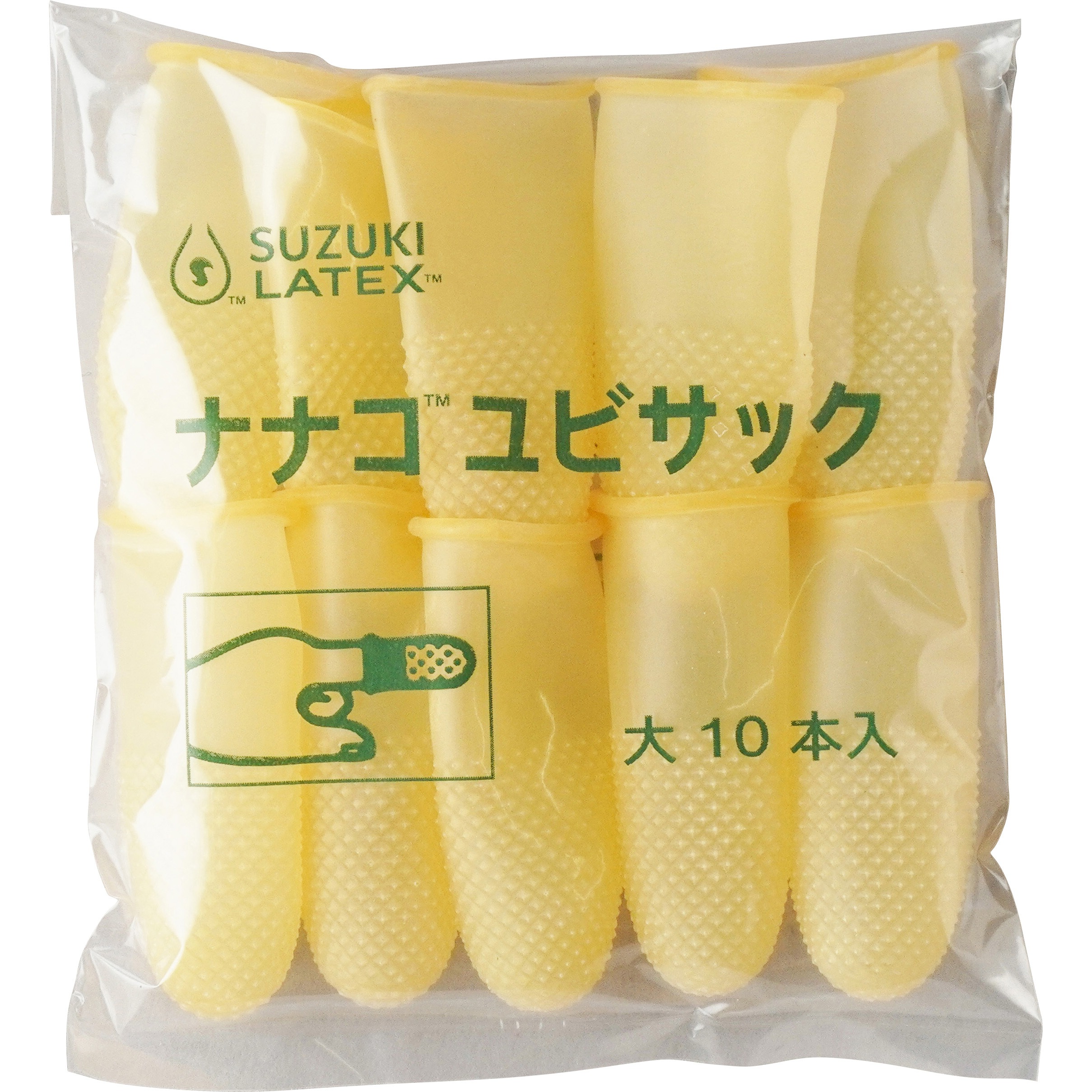 ナナコ 1-A19 指サック ナナコ 1箱(100個) 鈴木ラテックス 【通販