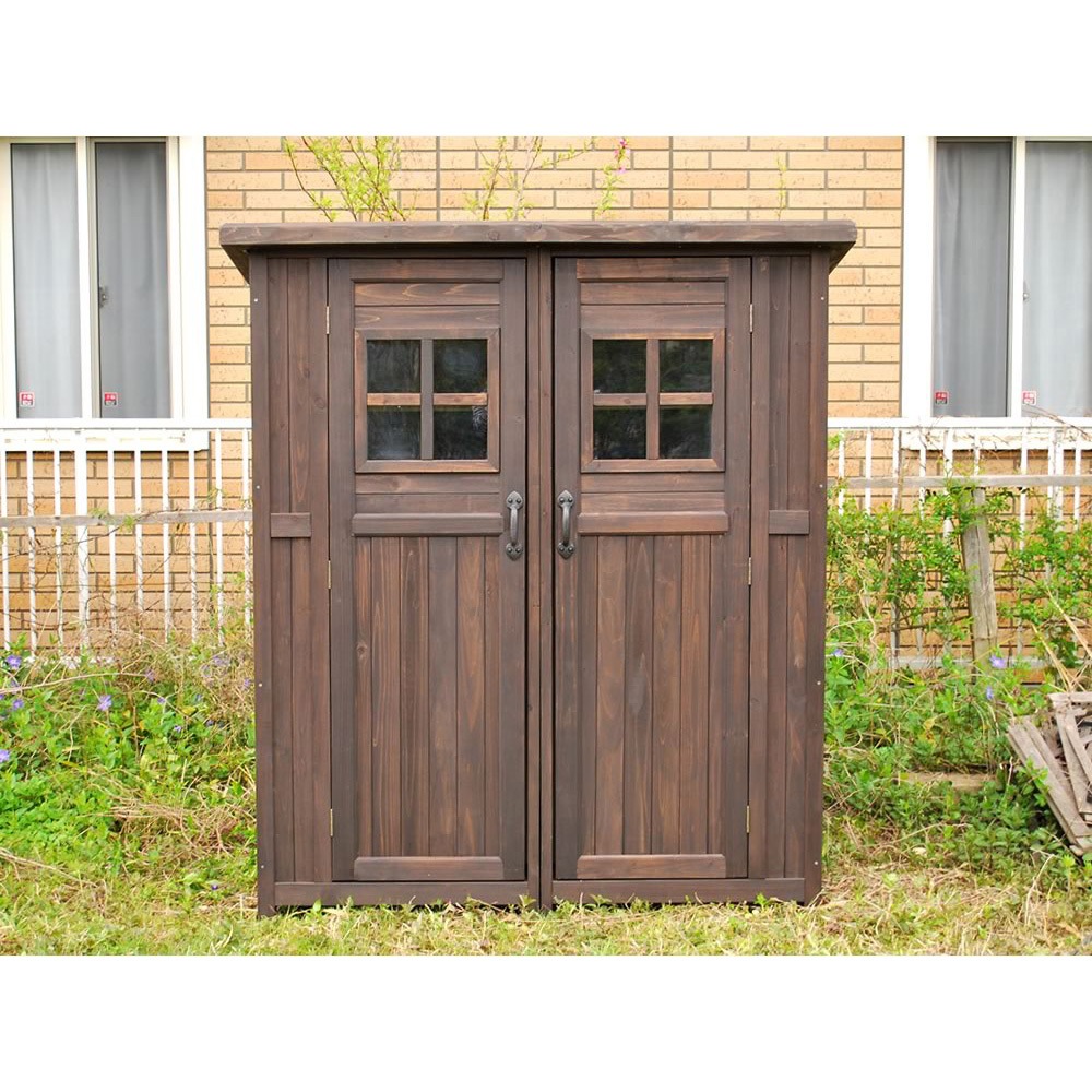 DNS-0177 カントリー小屋 大 住まいスタイル ライトブラウン色 間口