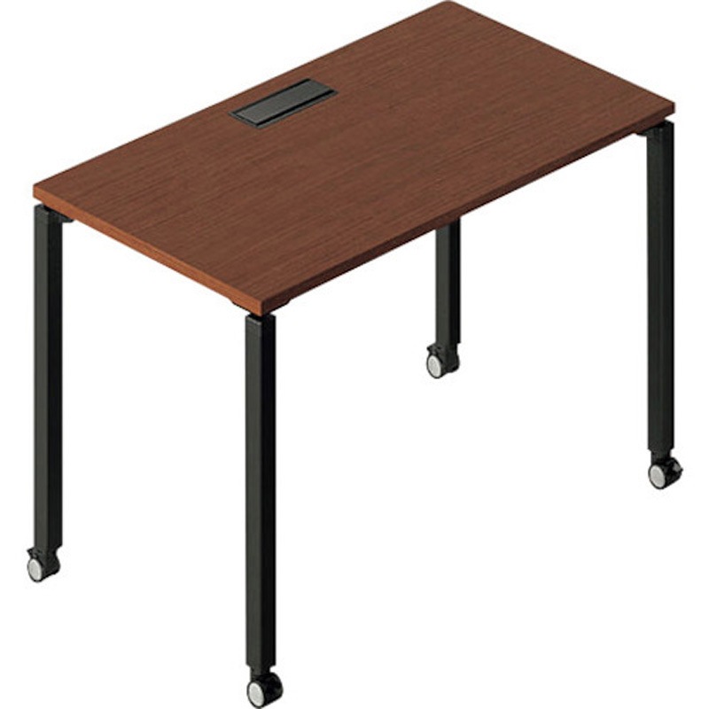 BT1106KHC-BWN ライトワークテーブル(ビティー BT型) 基本型 キャスター脚タイプ ナイキ ノックダウン式仕様 天板厚さ26mm  BT1106KHC-BWN 43,537円
