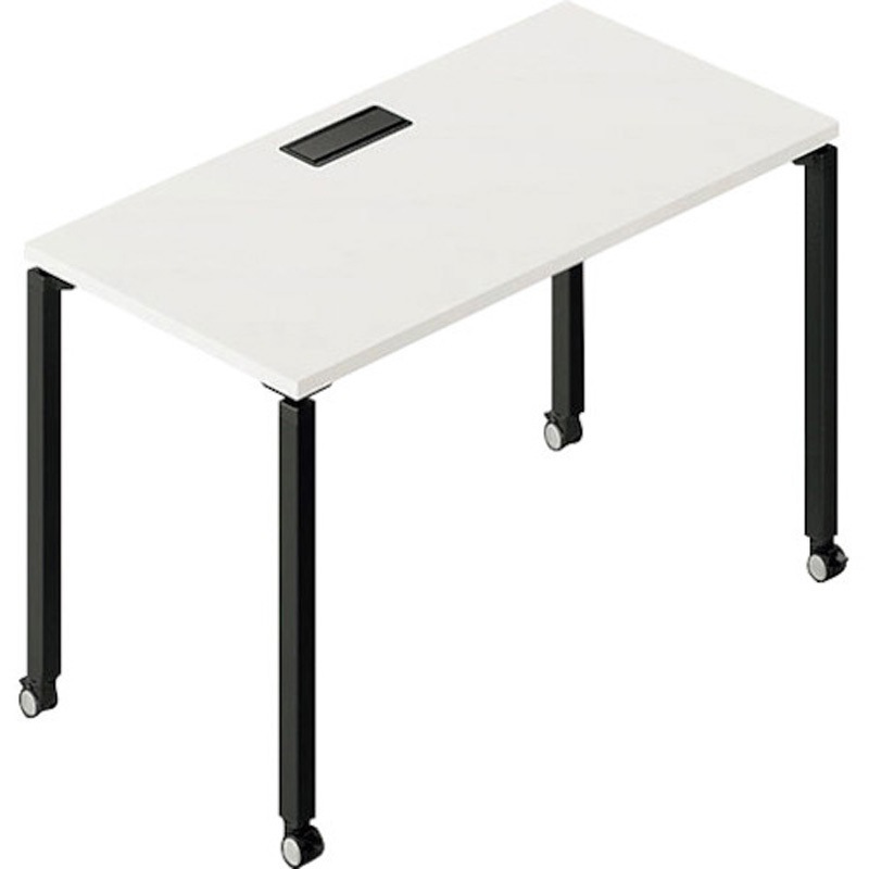 BT1206KHC-BH ライトワークテーブル(ビティー BT型) 基本型 キャスター脚タイプ ナイキ ノックダウン式仕様 天板厚さ26mm  BT1206KHC-BH