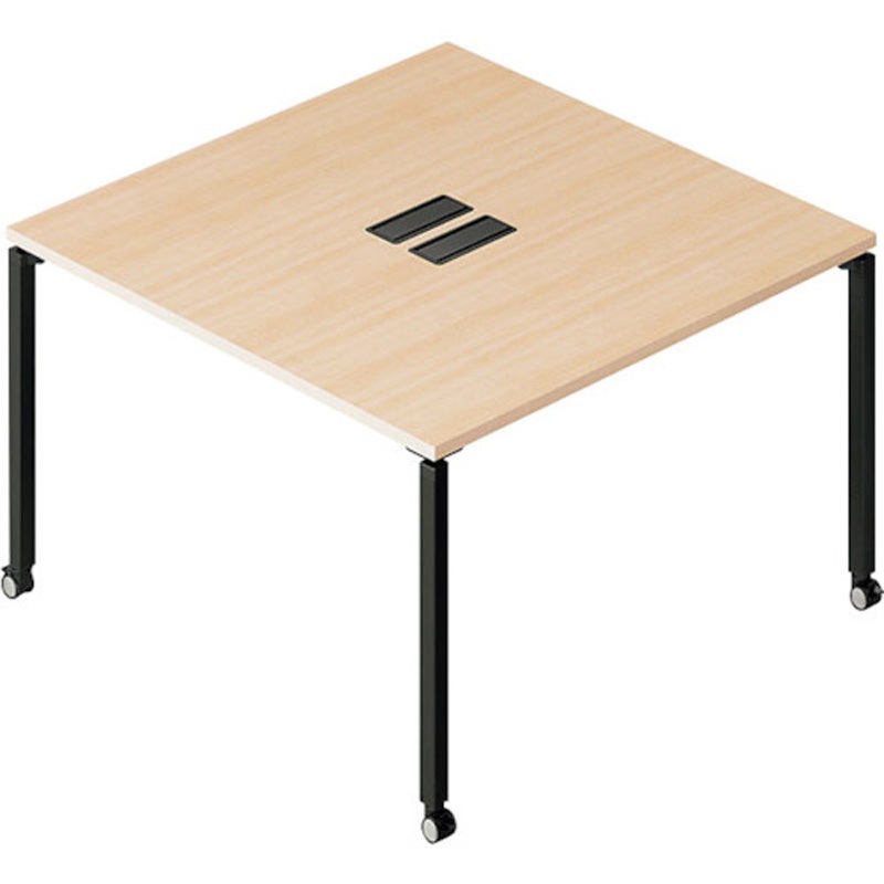 BT1212KHC-BS ライトワークテーブル(ビティー BT型) 基本型 キャスター脚タイプ ナイキ ノックダウン式タイプ 天板厚さ26mm  BT1212KHC-BS