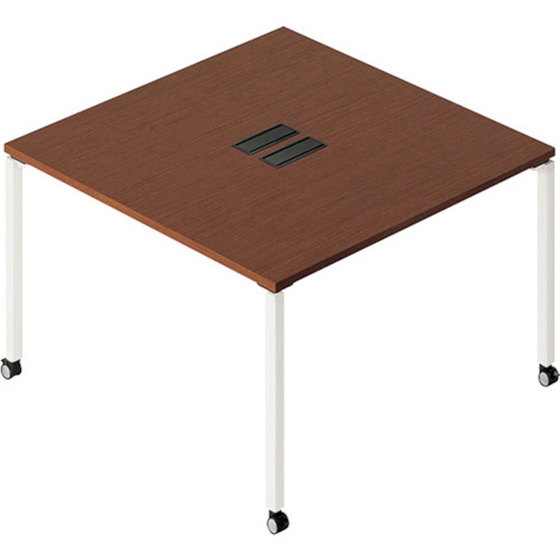 BT1212KHC-WWN ライトワークテーブル(ビティー BT型) 基本型 キャスター脚タイプ ナイキ ノックダウン式タイプ 天板厚さ26mm  BT1212KHC-WWN