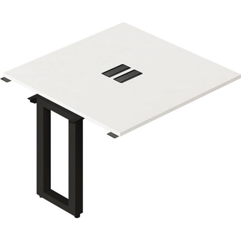 BT1212RSH-BH ライトワークテーブル(ビティー BT型) 連結型 ナイキ ノックダウン式タイプ 天板厚さ26mm  BT1212RSH-BH