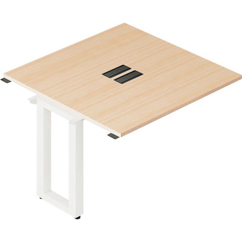 BT1212RSH-WS ライトワークテーブル(ビティー BT型) 連結型 ナイキ ノックダウン式タイプ 天板厚さ26mm  BT1212RSH-WS