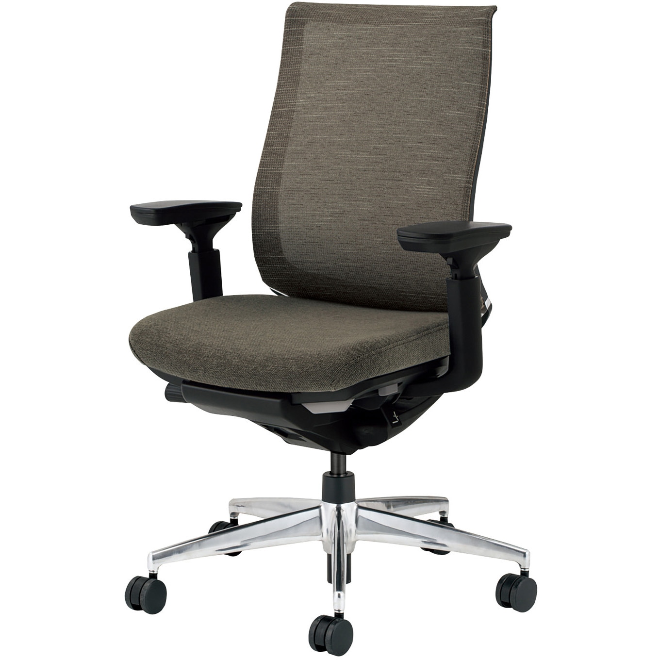 CR-A2811E6GNB5-VNN オフィスチェアー ベゼル モデレートタイプ(配送・組立サービス付き) コクヨ 肘掛あり フローリング用キャスター   CR-A2811E6GNB5-VNN