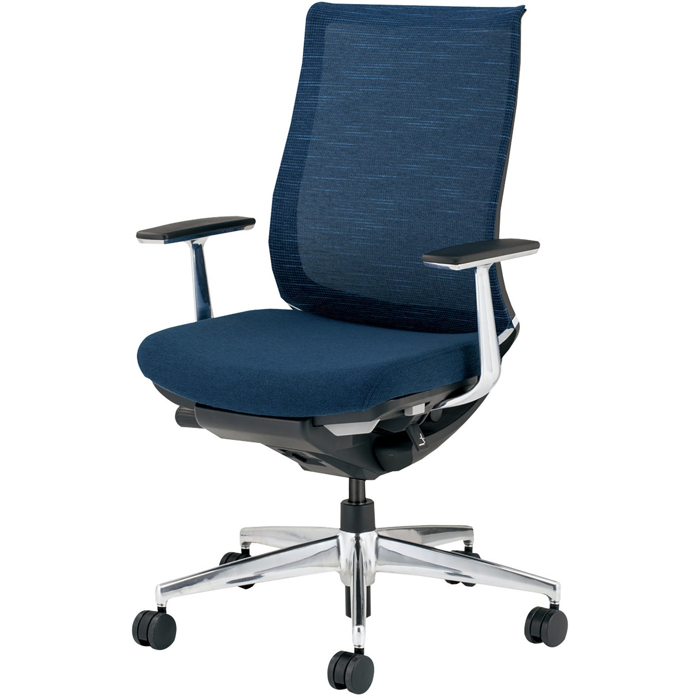 CR-A2841E6GN65-VN オフィスチェアー ベゼル モデレートタイプ(配送・組立サービス付き) コクヨ 肘掛あり フローリング用キャスター   CR-A2841E6GN65-VN