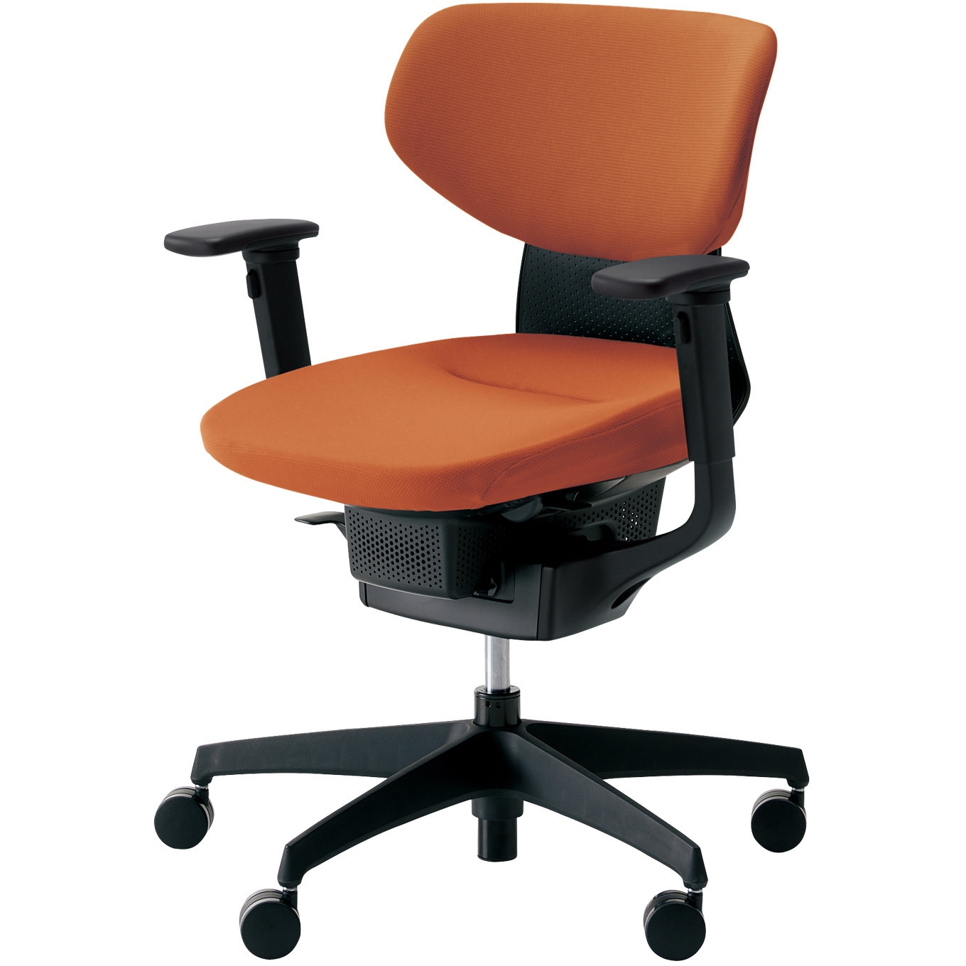 CR-G3211E6G40T-WN オフィスチェアー ing ラテラルタイプ ブラック樹脂脚(配送・組立サービス付き) コクヨ 可動肘 カーペット用キャスター   CR-G3211E6G40T-WN