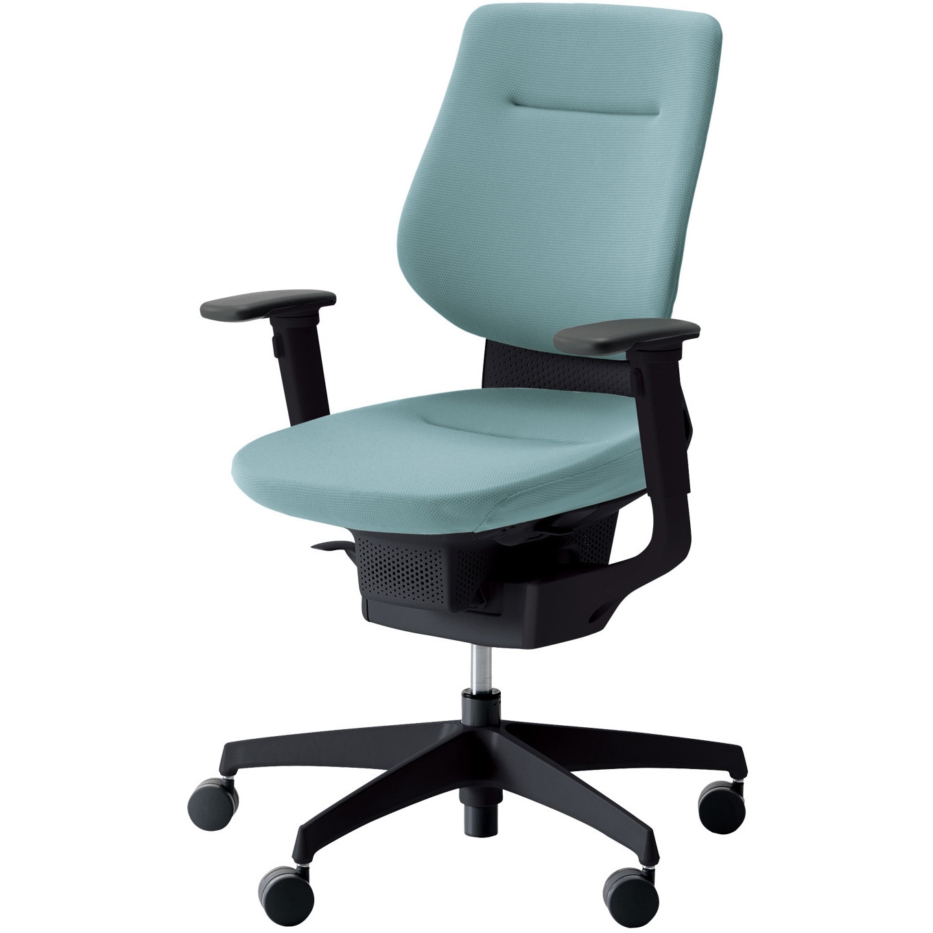 CR-G3213E6G439-WN オフィスチェアー ing バーチカルタイプ ブラック樹脂脚(配送・組立サービス付き) コクヨ 可動肘 カーペット用キャスター   CR-G3213E6G439-WN