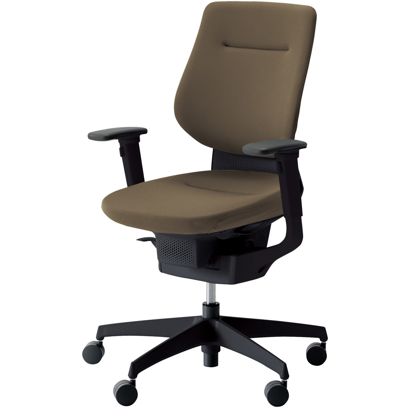 CR-G3213E6G4M6-WN オフィスチェアー ing バーチカルタイプ ブラック樹脂脚(配送・組立サービス付き) コクヨ 可動肘 カーペット用キャスター   CR-G3213E6G4M6-WN