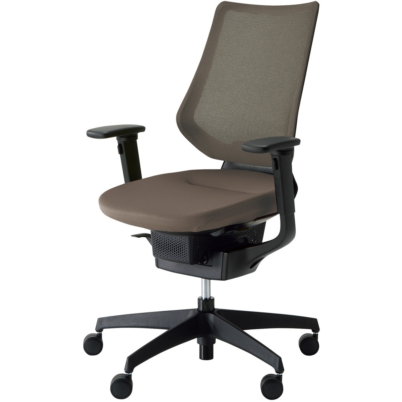 CR-G3413E6G4M6-VN オフィスチェアー ing バーチカルタイプ ブラック樹脂脚(配送・組立サービス付き) コクヨ 肘掛あり フローリング用キャスター   CR-G3413E6G4M6-VN