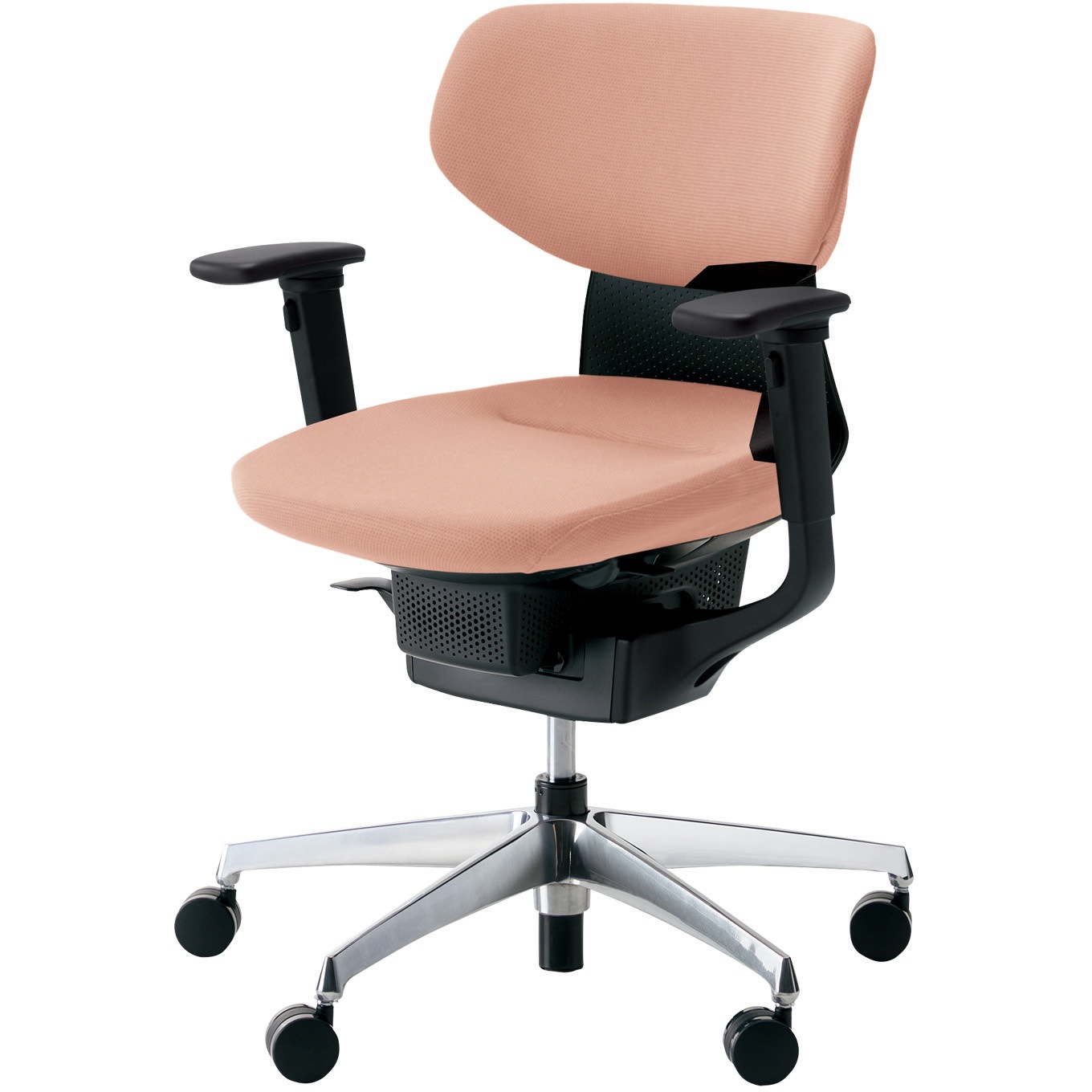 CR-GA3211E6G49G-V オフィスチェアー ing ラテラルタイプ アルミポリッシュ脚(配送・組立サービス付き) コクヨ 可動肘 組立・設置・取付 フローリング用キャスター ブラック   CR-GA3211E6G49G-V