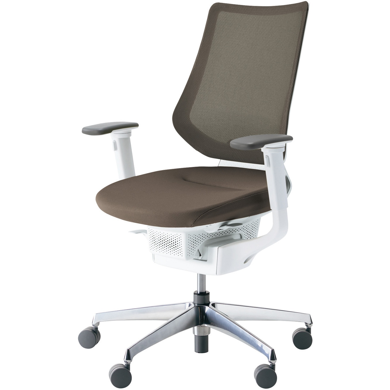 CR-GA3413E1G4M6-V オフィスチェアー ing バーチカルタイプ アルミポリッシュ脚(配送・組立サービス付き) コクヨ 肘掛あり フローリング用キャスター   CR-GA3413E1G4M6-V 76,890円