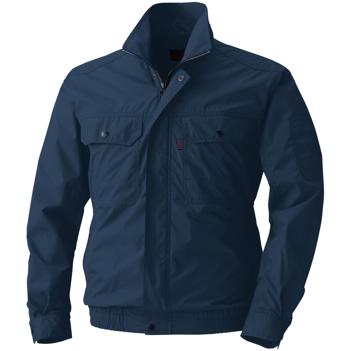 V8302 快適ウェア 長袖ブルゾン 村上被服 服のみ ポリエステル100% ネイビー色   V8302