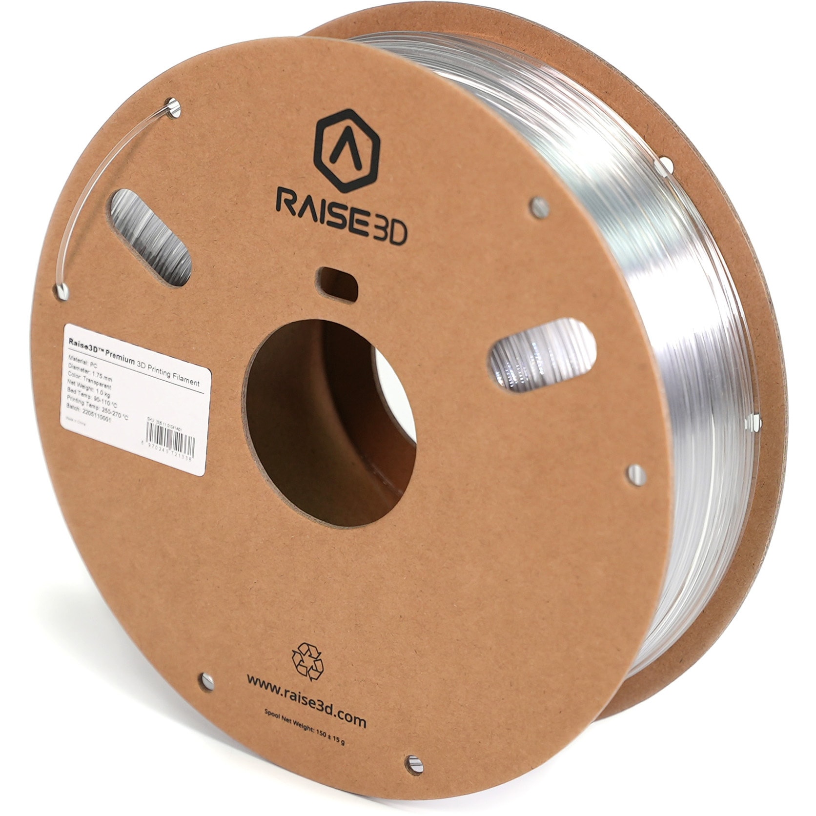 51101041A01 Raise3D純正PCフィラメント(ナチュラル) Raise3D 1個 51101041A01 7,542円