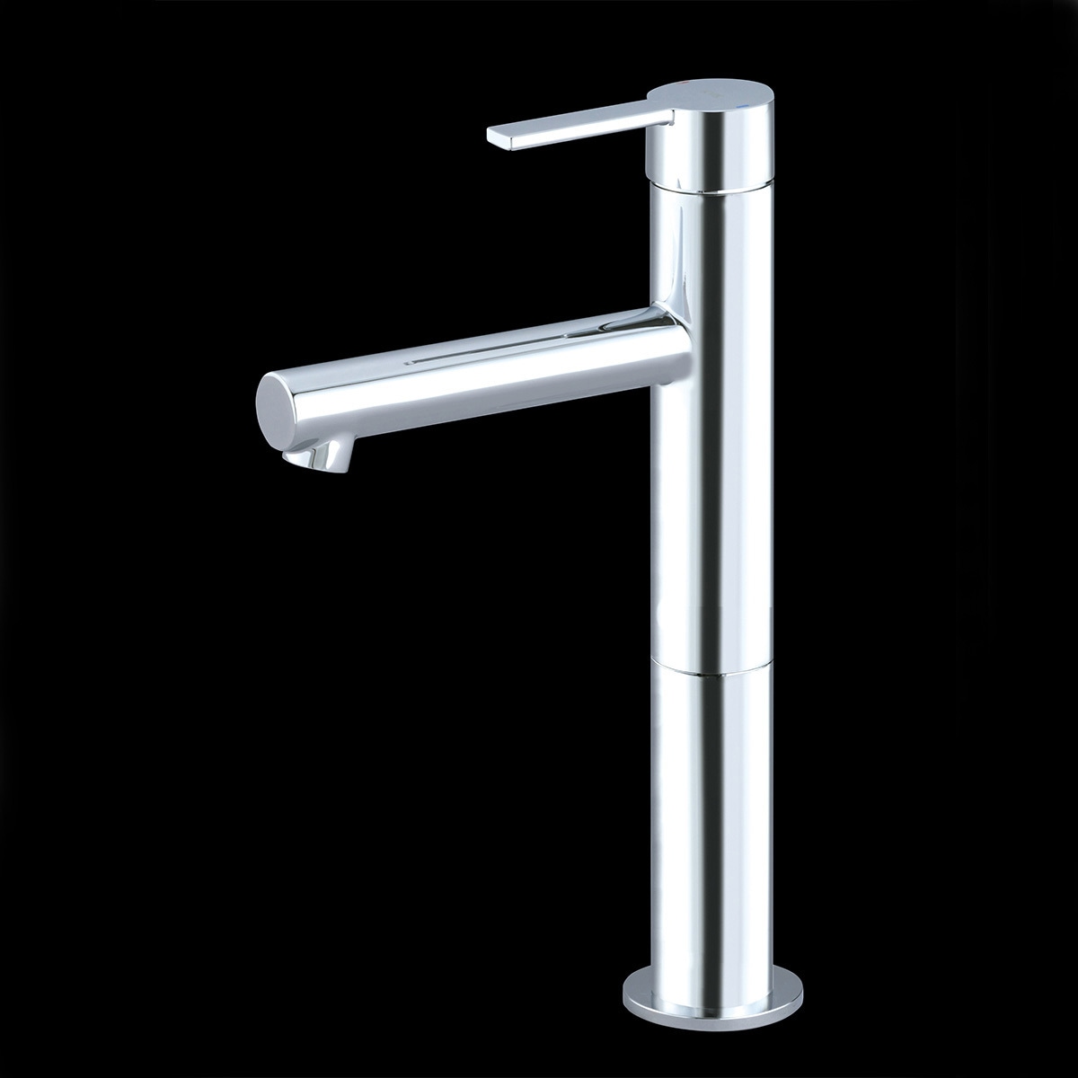 MSL190DLET シングルレバー式混合栓 ロング KVK スリムボディタイプ 逆