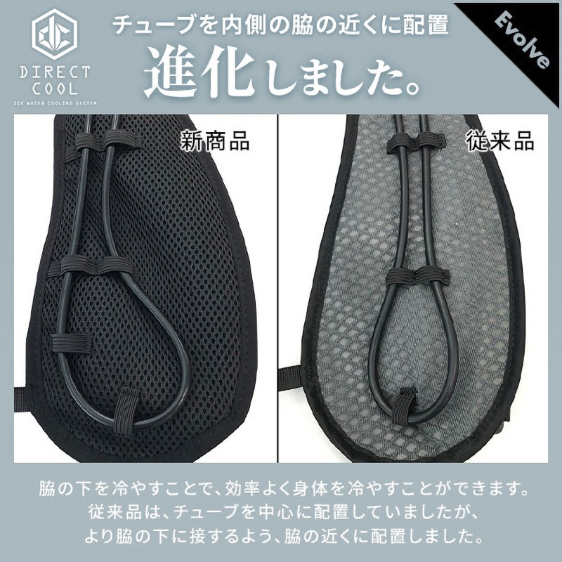 水冷ベスト 水冷服 水冷式ウェア 山善 DC-B01N DC-B01S(N) 水冷服 DIRECT COOL 一般仕様 連続運転約7時間 (ウェア