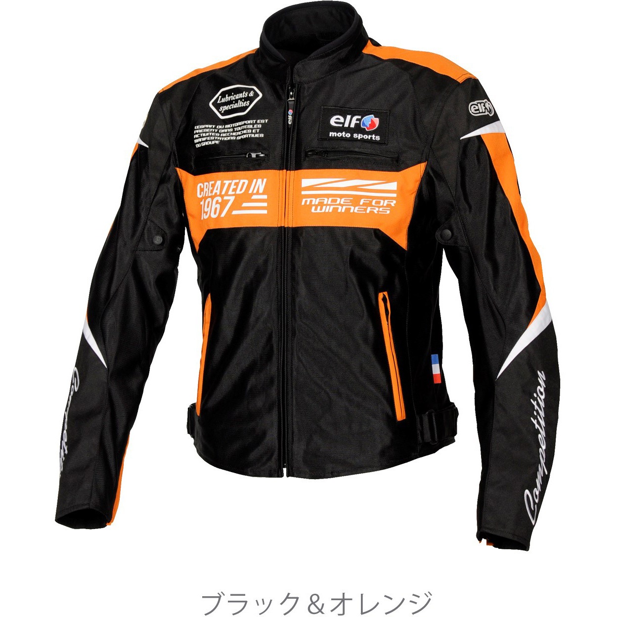 ELF EJ-S103 イデアールメッシュジャケット elf 色Black&Orange サイズL