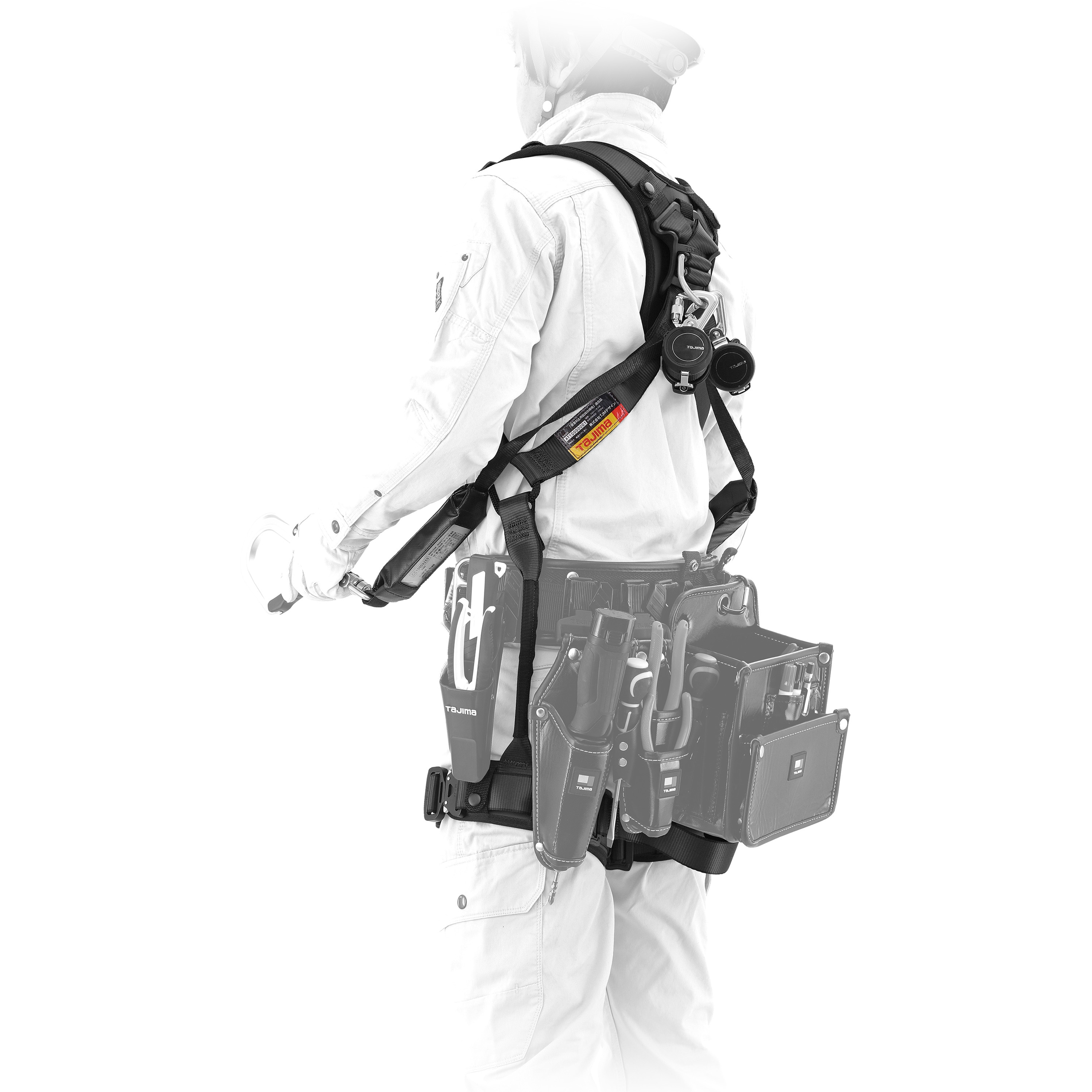 AHAF-BK ハオルハーネスHA タジマツール(TJMデザイン) 二丁掛